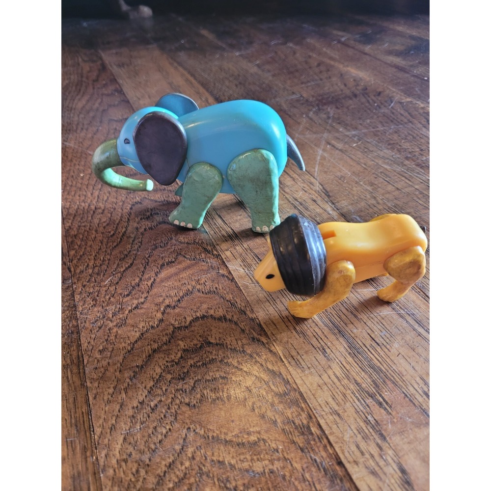 Vintage Fisher Price Little People Lion and Figure Retro 70's Circus Safari Zoo